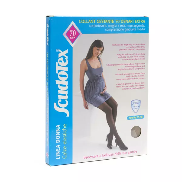 Ciorapi Gravide Compresivi Medicinali Scudotex 476 70 den, Negru 4, Vital Logistic