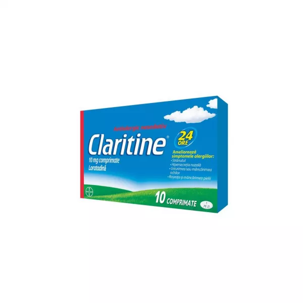 Claritine 10mg, 10 comprimate, Schering Plough