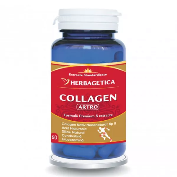 Collagen Artro, 60 capsule, Herbagetica