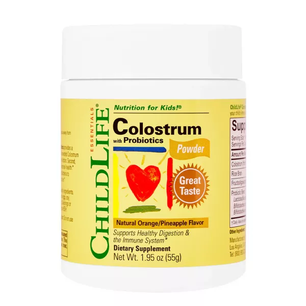 Colostrum with Probiotics Childlife Essentials, 55 g, Secom