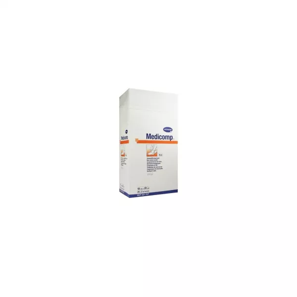 Comprese sterile absorbante din material netesut Medicomp Extra, 10 x 20 cm, 1 cutie/25 bucati, Hartmann