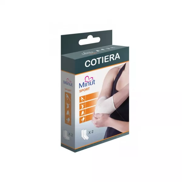 Cotiera elastica, marime M, 2 bucati, Minut