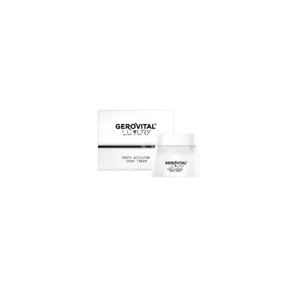 Crema activator de tinerete, de noapte Luxury, 50 ml, Gerovital