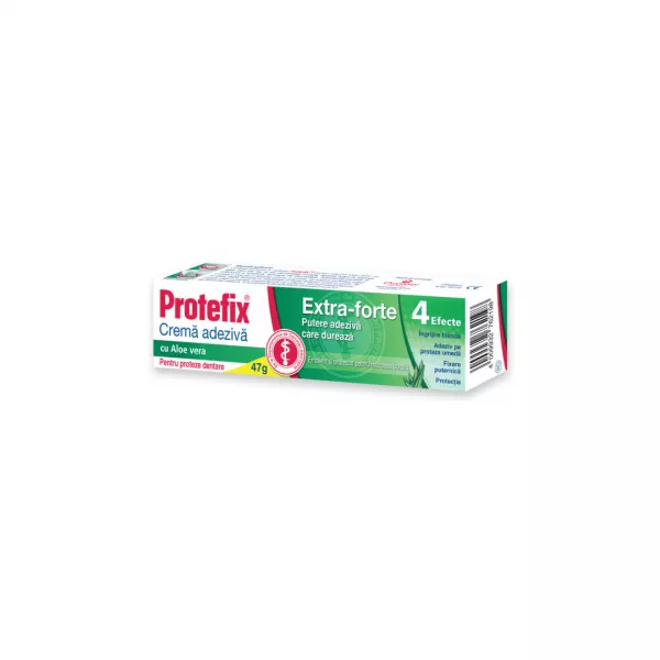 Crema adeziva Protefix cu aloe vera, 40 ml