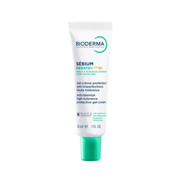 Crema anti-imperfectiuni cu SFP 30 Sebium Kerato+, 30 ml, Bioderma