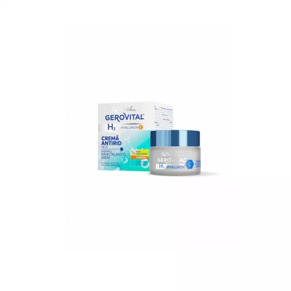Crema Antirid de zi Gerovital H3 Hyaluron C, 50 ml