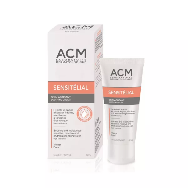 Crema calmanta Sensitelial, 40 ml, Acm
