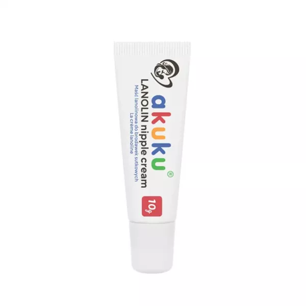 Crema cu lanolina pentru mameloane iritate, 10 g, Akuku