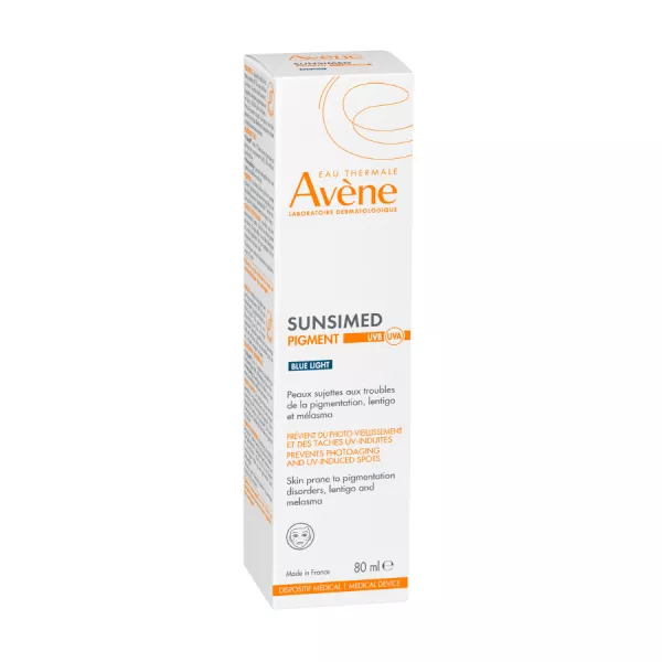 Crema cu protectie solara SPF50+ Sunsimed Pigment, 80 ml, Avene