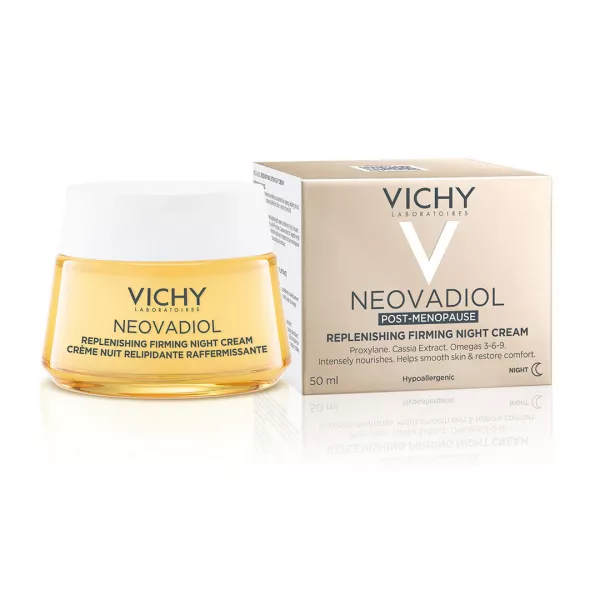 Crema de noapte Neovadiol Post-Menopause cu efect de refacere a lipidelor si fermitate, 50 ml, Vichy