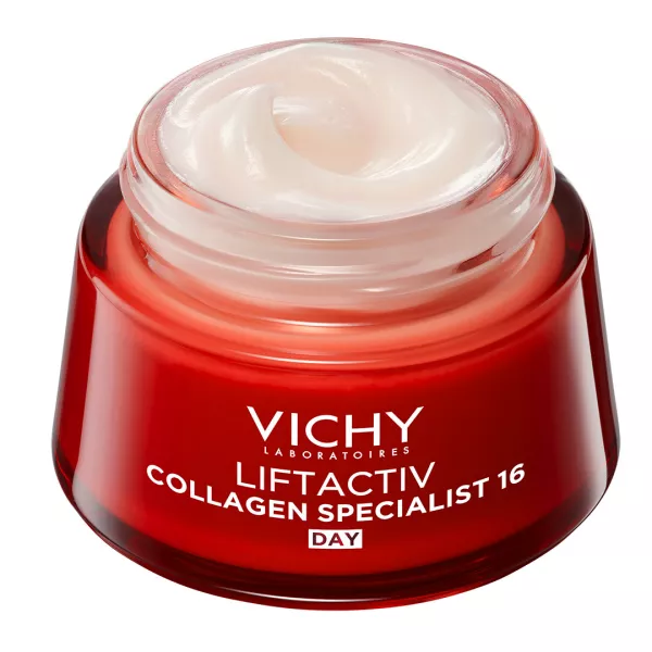Crema de zi antirid pentru toate tipurile de ten Liftactiv Collagen Specialist 16, 50 ml, Vichy