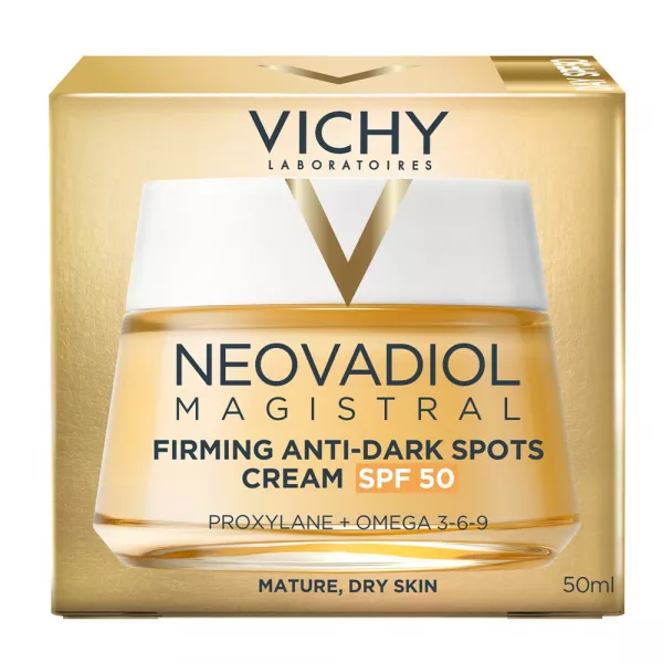 Crema de zi anti-pete pigmentare cu efect de fermitate SPF 50 Neovadiol Magistral, 50 ml, Vichy