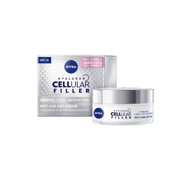 Crema de zi SPF 15 Nivea Hyaluron Cellular Filler, 50 ml
