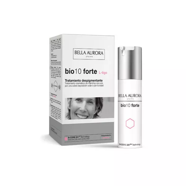 Crema depigmentanta Bio10 Forte L-Tigo pentru pete datorate de varsta sau sarcina, 30 ml, BellaAurora