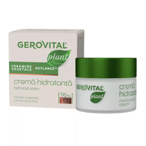 Crema Hidratanta cu Ceramide Vegetale, 50 ml, Gerovital Plant