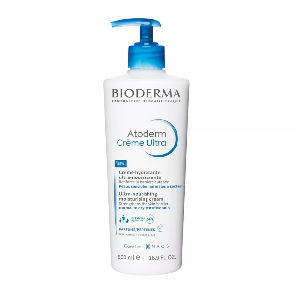 Crema hidratanta parfumata Atoderm Ultra, 500 ml, Bioderma