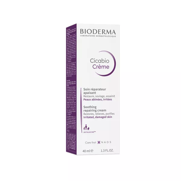 Crema hidratanta pentru iritatii si leziuni Cicabio Creme, 40 ml, Bioderma