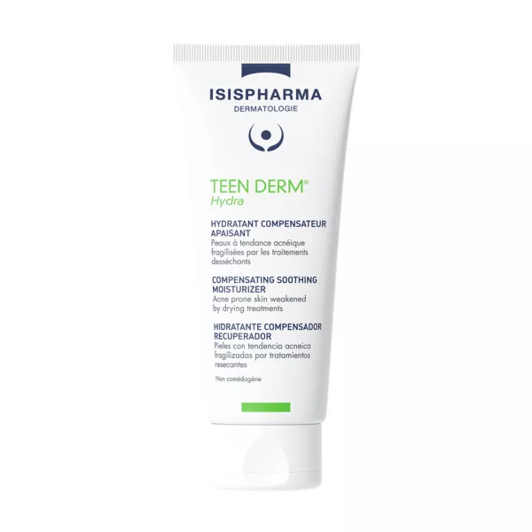 Crema pentru pielea predispusa la acnee Teen Derm Hydra, 100 ml, Isis Pharma
