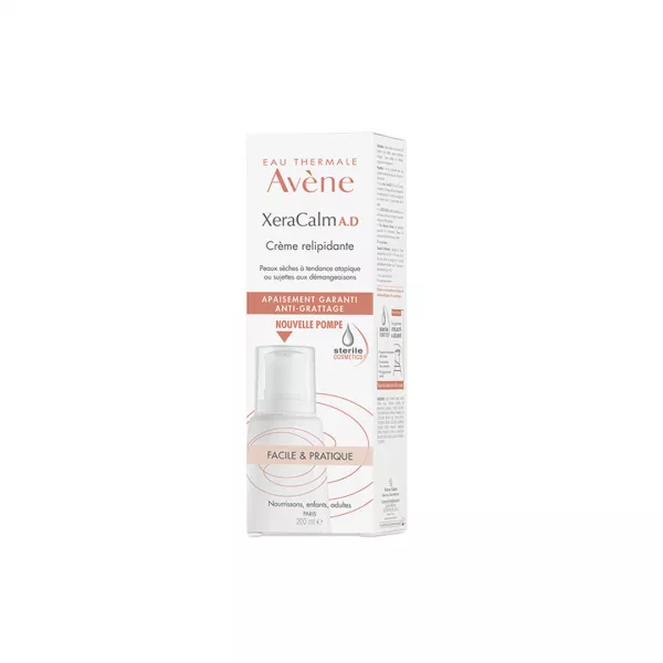 Crema relipidanta pentru pielea uscata predispusa la dermatita atopica sau prurit XeraCalm AD, 200 ml, Avene