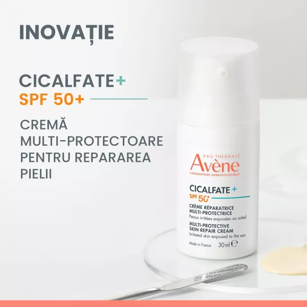 Crema reparatoare multi-protectoare cu SPF50+ Cicalfate+, 30 ml, Avene