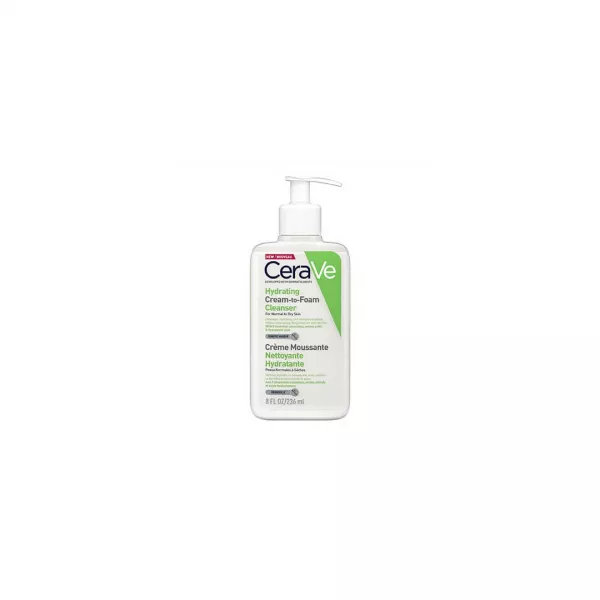 Crema spuma de curatare Hydrating Cream-to-Foam Cleanser, 236 ml, CeraVe