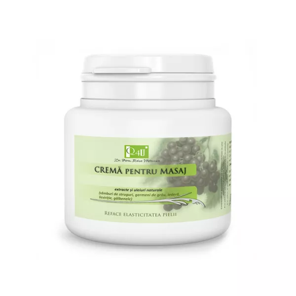 Crema pentru masaj Q4U, 500 ml, Tis Farmaceutic