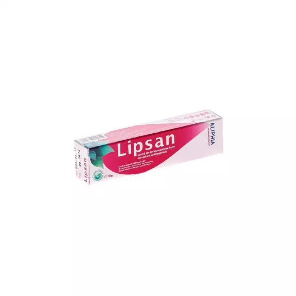Crema protectoare pentru buze Aliphia Lipsan, 15 g, Exhelios