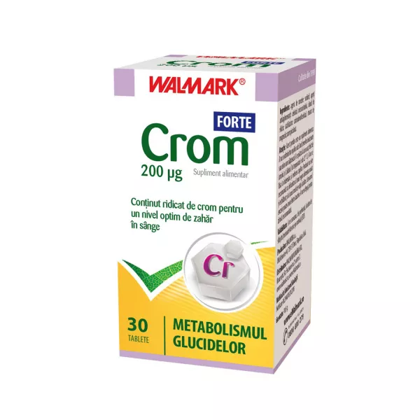 Crom Forte, 30 tablete, Walmark