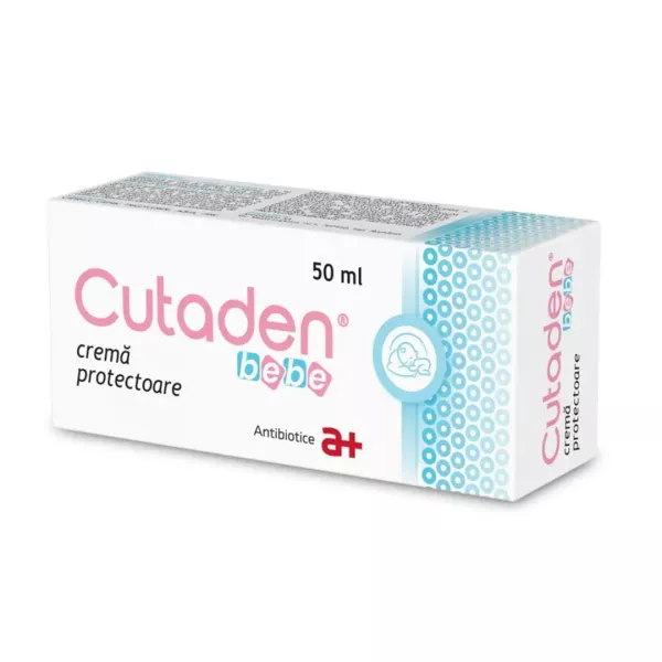 Crema protectoare Cutaden Bebe, 50 ml, Antibiotice SA