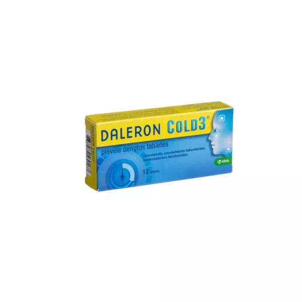 Daleron Cold 3, 12 comprimate, KRKA