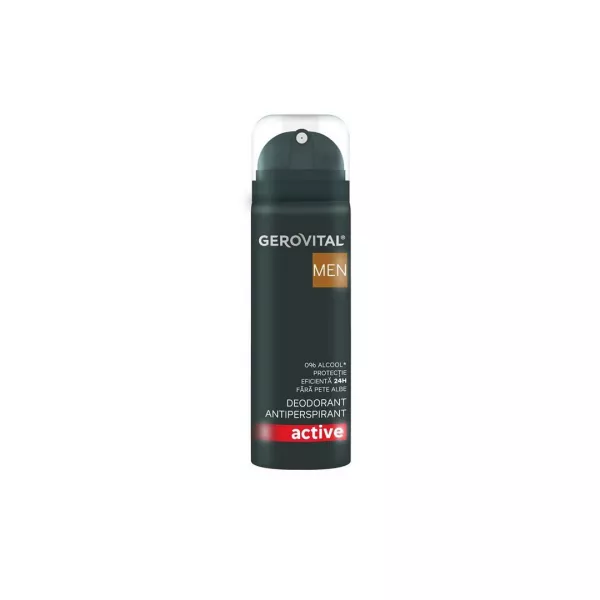 Deodorant antiperspirant Men Active, 150 ml, Gerovital