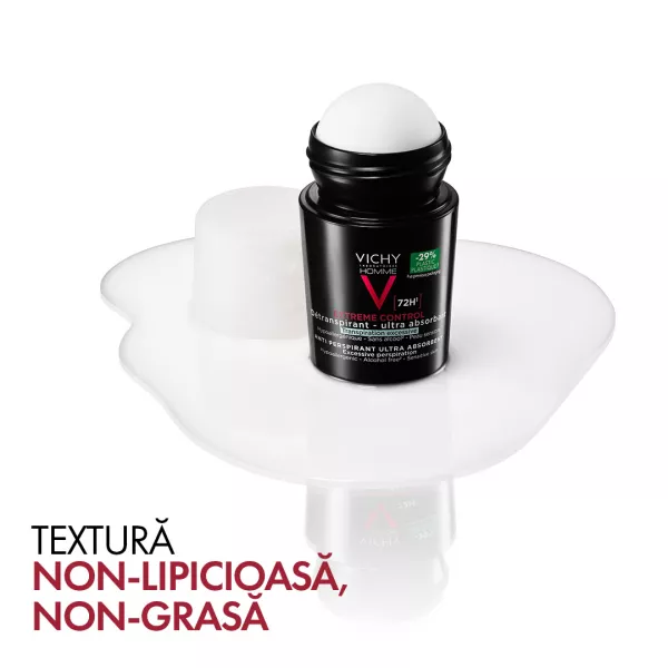 Deodorant roll-on pentru barbati, 50 ml, Vichy