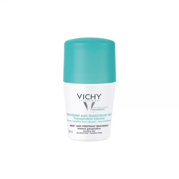 Deodorant roll-on antiperspirant Vichy cu parfum, 48h, 50 ML