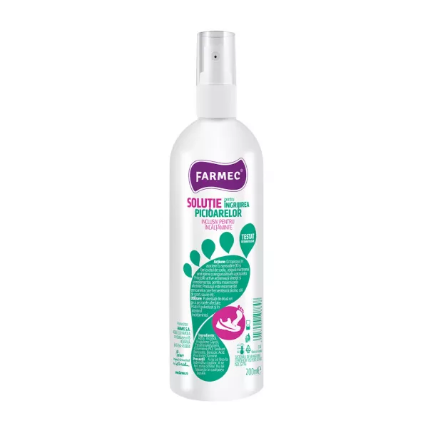 Solutie pentru ingrijirea picioarelor, 200 ml, Farmec