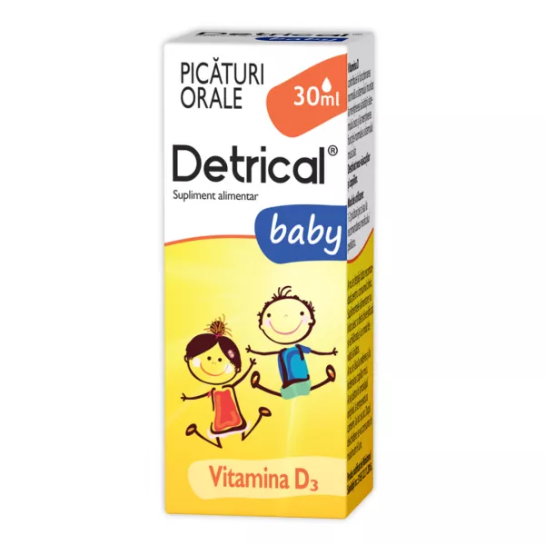 Detrical baby picaturi orale, 30 ml, Zdrovit