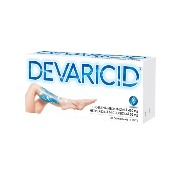 Devaricid, 450 mg/50 mg, 30 comprimate filmate, Biofarm