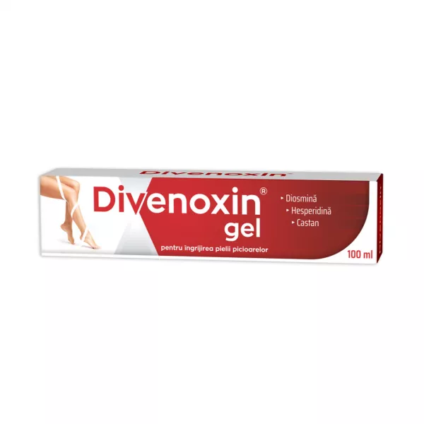 Divenoxin gel pentru picioare obosite, 100 ml, Zdrovit