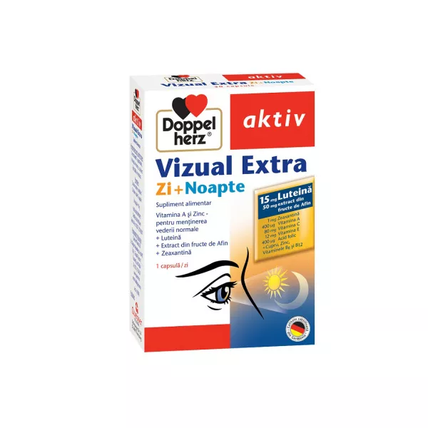 Vizual Extra Zi+Noapte, 30 capsule, Doppelherz