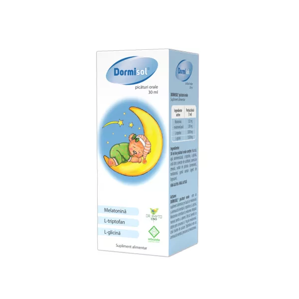 Dormisol picaturi, 30 ml, Dr. Phyto