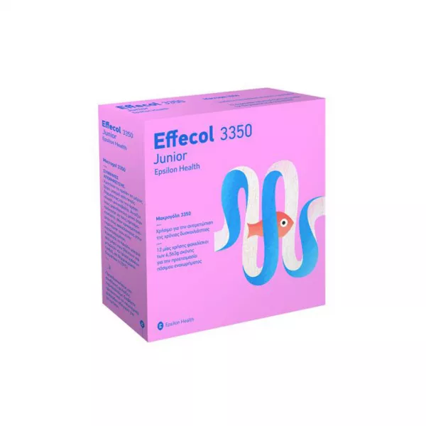Effecol 3350 Junior Epsilon Health, 12 plicuri x 6,5 g
