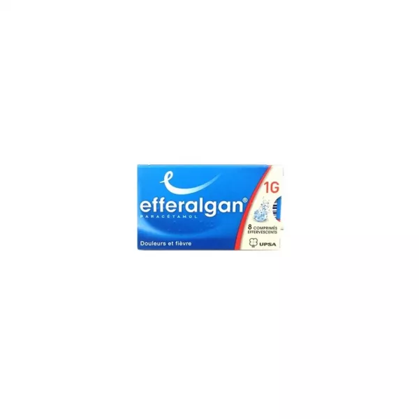 Efferalgan 1 g, 8 comprimate efervescente, Upsa
