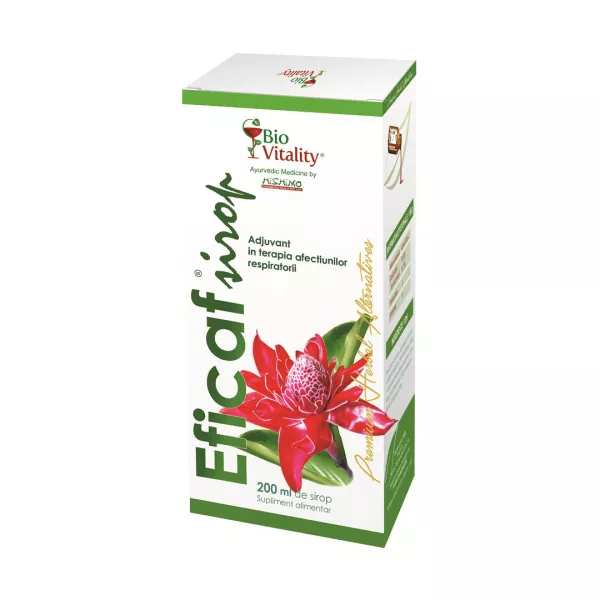 Sirop Eficaf, 200 ml, Bio Vitality