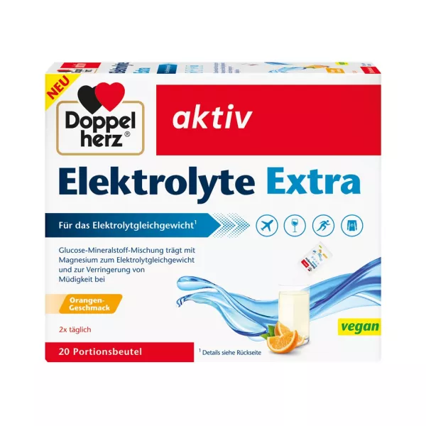 Electroliti extra Aktiv, 20 plicuri, Doppelherz