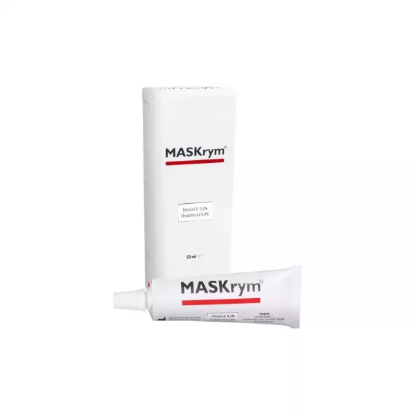 Emulsie tratament pentru acnee moderata, MASKrym, 50 ml, Solartium Group
