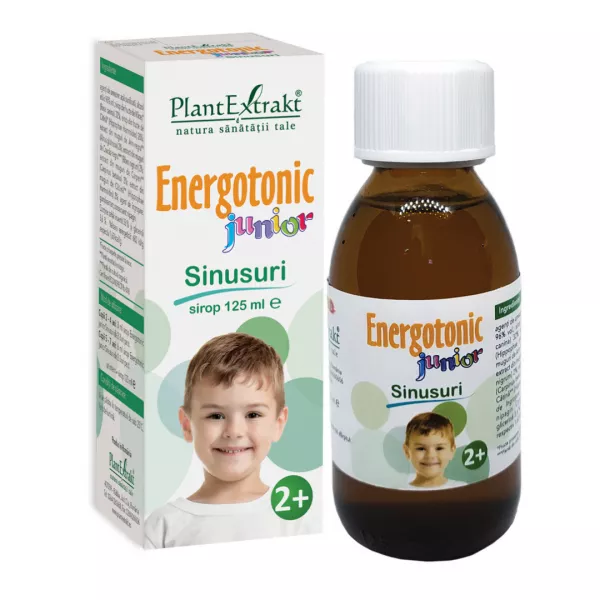 Energotonic Junior Sinusuri, +2 ani, 125 ml, Plant Extrakt
