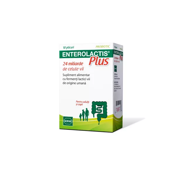 Enterolactis Plus, 10 plicuri, Sofar