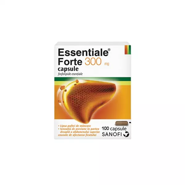 Essentiale Forte, 300 mg, 100 capsule, Sanofi