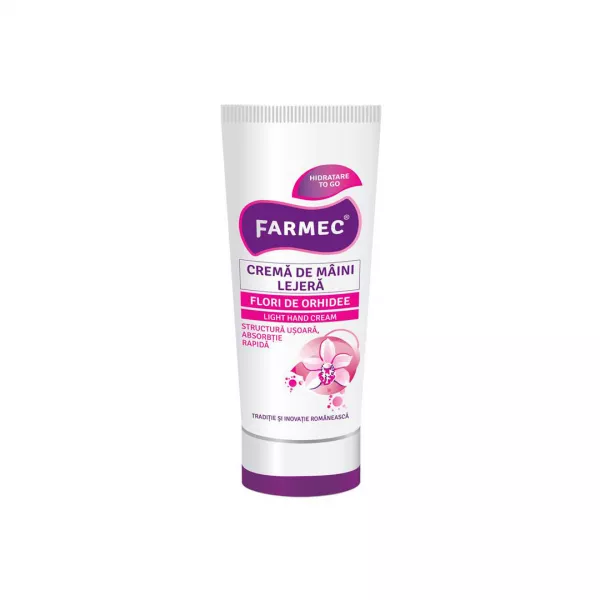 Crema de maini lejera cu Orhidee, 100 ml, Farmec