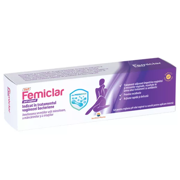 Femiclar Gel Vaginal, 40 ml, SunWave Pharma