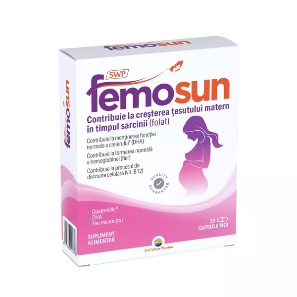 Femosun, 30 capsule moi, Sun Wave Pharma